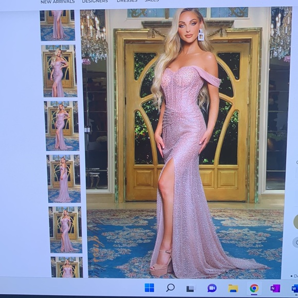 Portia and Scarlett Evening Gown - Picture 3 of 8